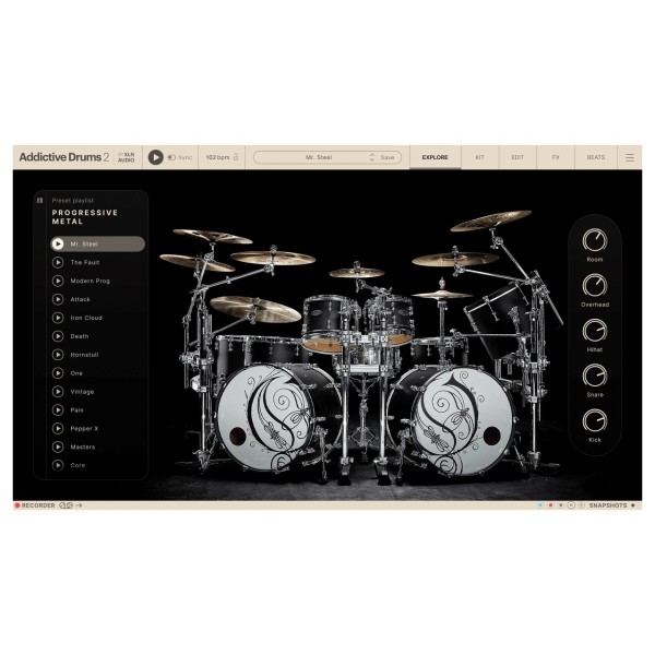 XLN Addictive Drums 2: Progressive Metal ADpak