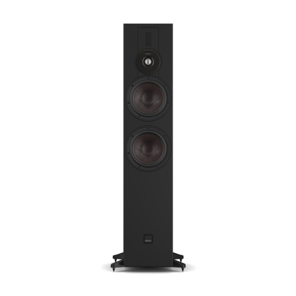 DALI Sonik 7 Floorstanding Speakers (Pair), Black Ash - Front no grille
