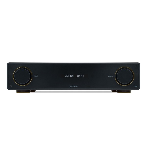 Arcam A15+ Integrated Amplifier with Bluetooth and Auracast - Front Panel