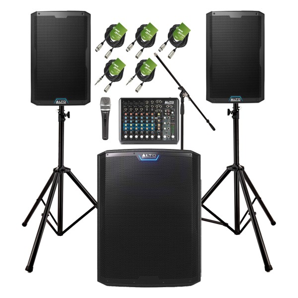 Alto Professional TS415 Complete PA System Bundle