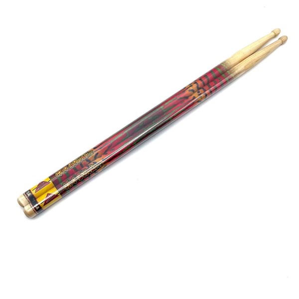 Hot Sticks 5A Wood Tip Artisticks, Tigerdelic