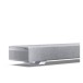 SHARP Q Range 3.1.2 Channel Soundbar with Wireless Subwoofer, Silver - bar end close 