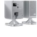 SHARP HT-SPR52021 Wireless Rear Speakers (Pair), Silver rear 