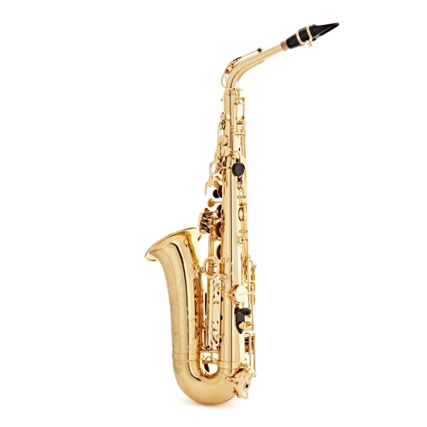 Selmer Paris Axos Alto Saxophone Outfit, Gold Lacquer