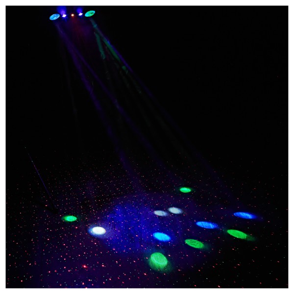 Stellar Dynamic LED Multi FX Laser Light by Gear4music