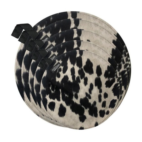 Big Fat Snare Drum Cow Moo Suede Head 10", 12", 13", 14", 16" 5 Pack