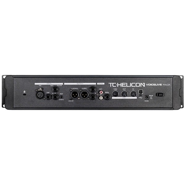 TC Helicon VoiceLive Rack Vocal Processor Rear