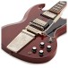 Gibson Custom 1964 SG Standard Maestro, Aged Cherry Red #600244 - body