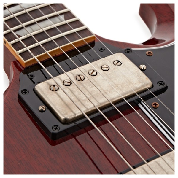 Gibson Custom 1964 SG Standard Maestro, Aged Cherry Red #600244 - neck pickup