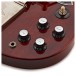 Gibson Custom 1964 SG Standard Maestro, Aged Cherry Red #600244 - controls