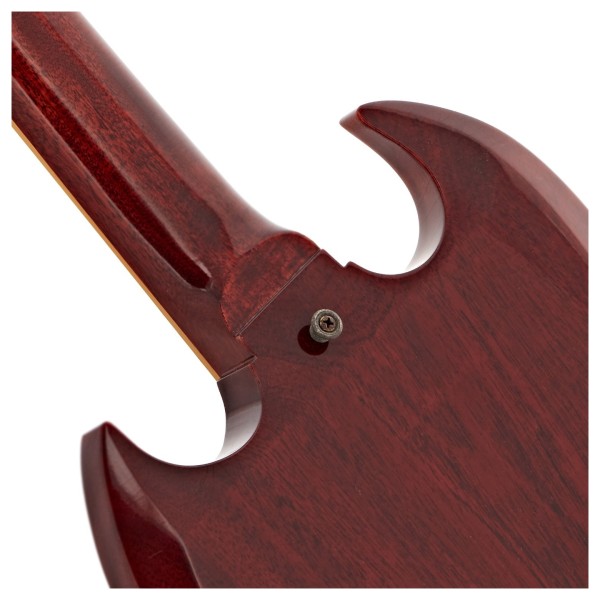 Gibson Custom 1964 SG Standard Maestro, Aged Cherry Red #600244 - neck joint