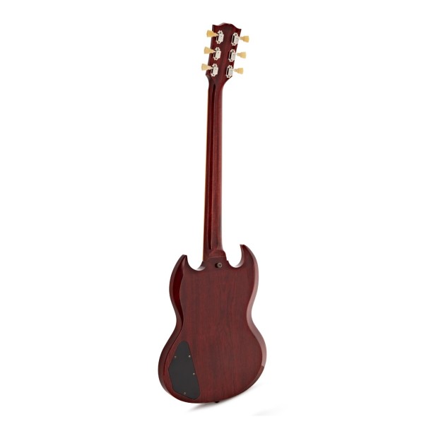 Gibson Custom 1964 SG Standard Maestro, Aged Cherry Red #600244 - back