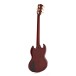 Gibson Custom 1964 SG Standard Maestro, Aged Cherry Red #600244 - back