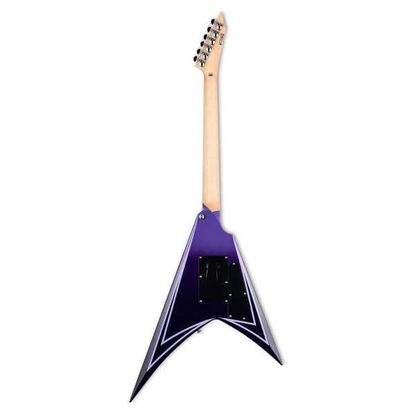 ESP LTD Alexi Hexed Sawtooth Left Handed, Purple Fade - back