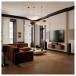 DALI Sonik 7 5.1 Speaker Package with E-12F Subwoofer, Black Ash - Lifestyle Image