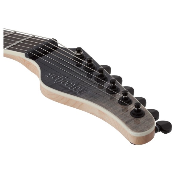 Schecter PT SLS Elite, Black Fade Burst, Headstock