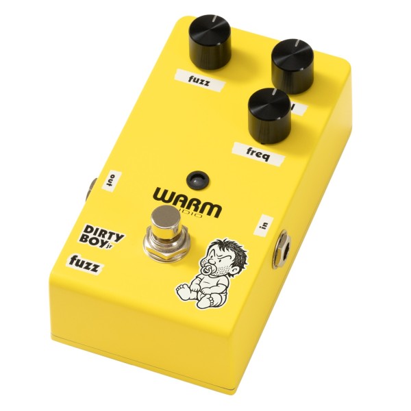 Warm Audio Dirty Boy Jr. Fuzz Pedal - Angled
