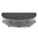 Half Circle Portable Stage Kit by Gear4music, 40cm