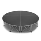 Circular Portable Stage Kit by Gear4music, 40cm