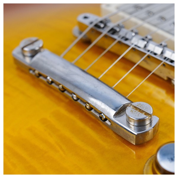 Gibson Custom 1960 Les Paul Standard Reissue VOS, Iced Tea #04127 - bridge