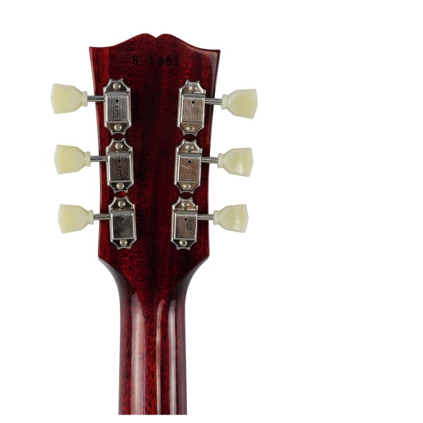Gibson Custom 1958 Les Paul Standard Reissue VOS, Iced Tea Burst #85981 - back of headstock