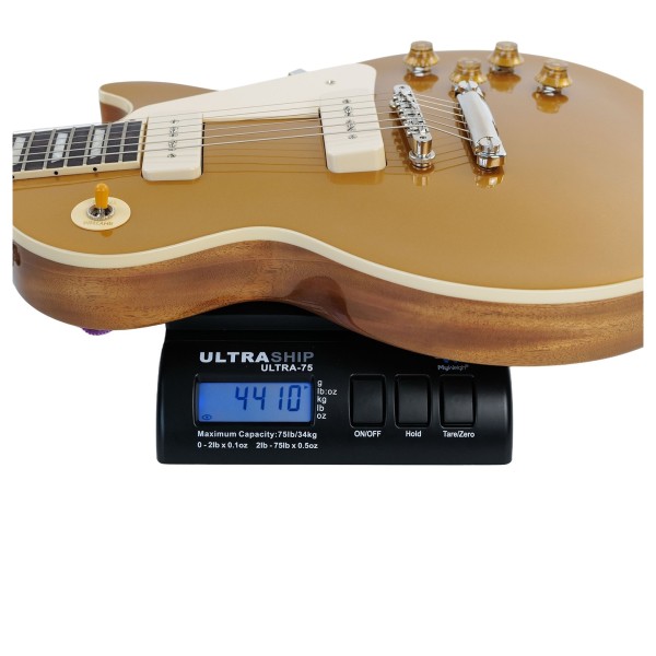 Gibson Les Paul Standard 50s P90, Gold Top #233550062 - weight shot