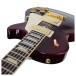 Gibson Les Paul Studio Gold Hardware, Wine Red #203850057 - upper frets