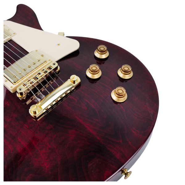 Gibson Les Paul Studio Gold Hardware, Wine Red #203850057 - controls