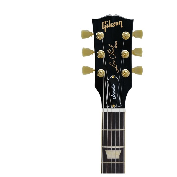 Gibson Les Paul Studio Gold Hardware, Wine Red #203850057 - headstock