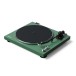 Kanto OBI3 Turntable with Bluetooth, Matte Green - Angled no Cover