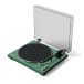 Kanto OBI3 Turntable with Bluetooth 5.3, Preamp, and Pitch Control, Matte Green - Angled