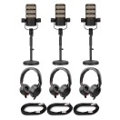Rode Podcasting Expansion Bundle, 3 People