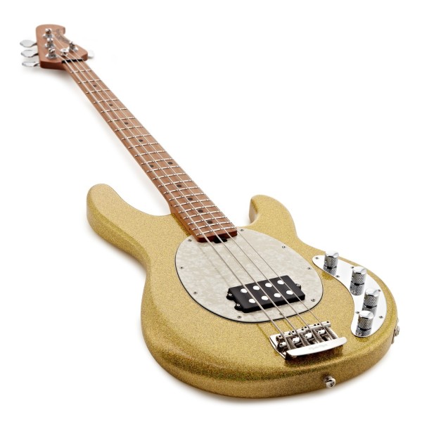 Music Man Stingray Special, Yellow Brick Road - angled shot