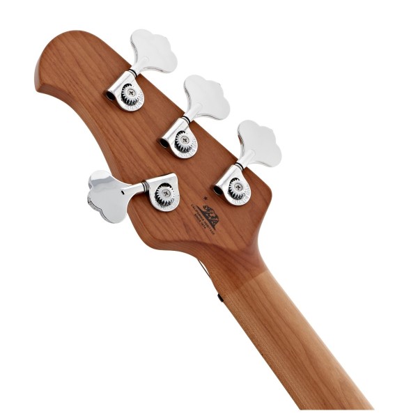 Music Man Stingray Special, Yellow Brick Road - back of headstock