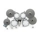 Ef-Note 3 Style-B, Electronic Drum Kit, White Sparkle