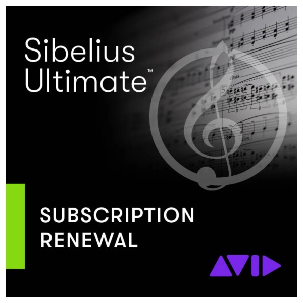 Sibelius Ultimate 1-Year Subscription Renewal