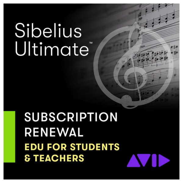 Sibelius Ultimate 1-Year Subscription Education Renewal