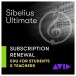 Sibelius Ultimate 1-Year Subscription Education Renewal
