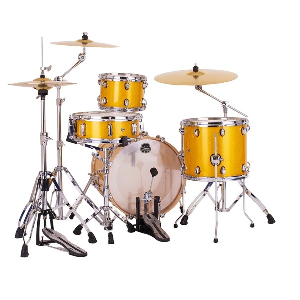 Mapex Mars Birch 18'' 4pc Bop Shell Pack, Sunflower Sparkle