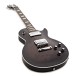 Gibson Mark Morton Les Paul Modern Quilt, Translucent Ebony Burst Satin #226750199 - angled shot