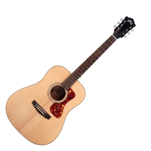 Guild D-240E Limited Flamed Mahogany Archback, Natural