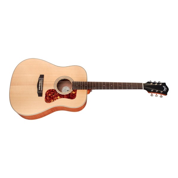 Guild D-240E Limited Flamed Mahogany Archback, Natural