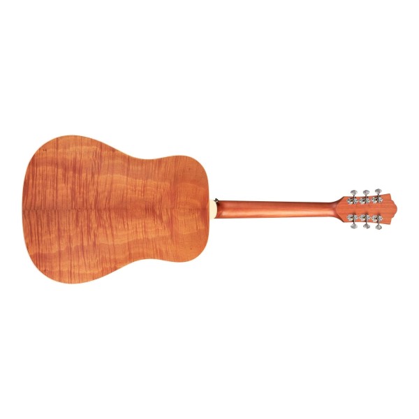 Guild D-240E Limited Flamed Mahogany Archback, Natural