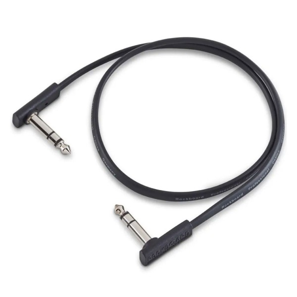 RockBoard Flat TRS Cable 60cm Black