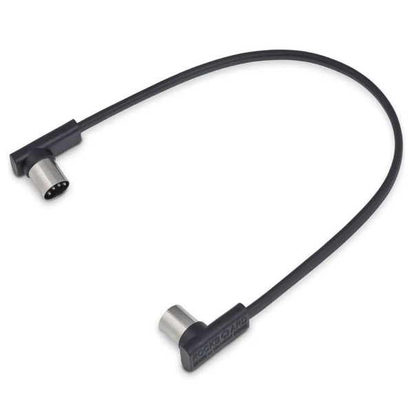 RockBoard Flat MIDI Cable 30cm Black - cable