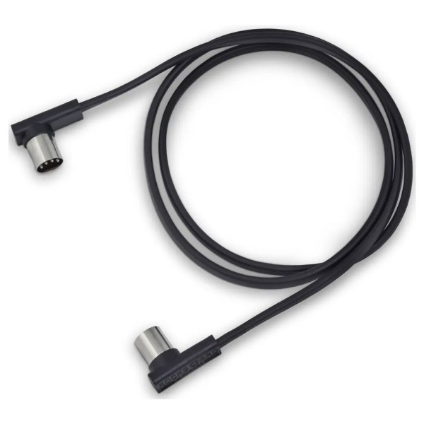 RockBoard Flat MIDI Cable 100cm Black - cable
