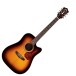 Guild D-140CE, Antique Burst With Bag