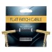 RockBoard Flat Patch Cable 5cm Gold - packaging