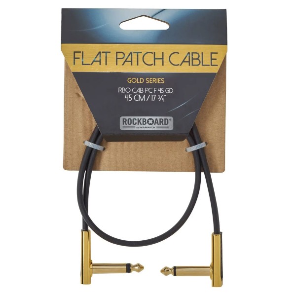 RockBoard Flat Patch Cable 45cm Gold - packaging