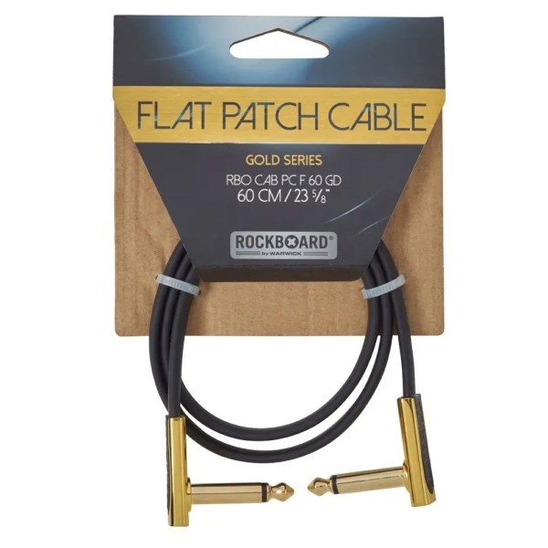RockBoard Flat Patch Cable 60cm Gold - packaging